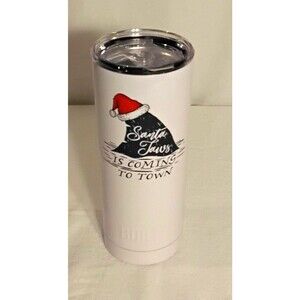 Built Holiday Insulated 20 Oz Tumbler Santa Jaws Is Coming To Town Bpa Free New